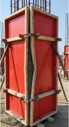 High load bearing Salha shuttering plywood supporting concrete casting